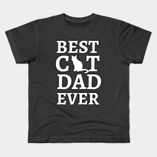 Best Cat Dad Ever Kids T-Shirt